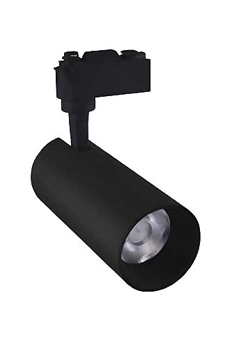 ACK AD30-01011 10W 4000K Sıcak Beyaz Siyah Kasa LED Ray Spot Armatür - 1