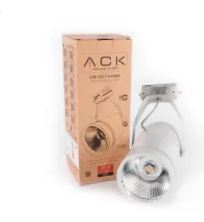 ACK AD30-01900 30W Led Monofaze Ray Armatürü Beyaz Kasa COB 3000K Günışığı - 2