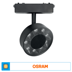 ACK AD45-07201 9W Yuvarlak Lensli Slim Magnet Ray Armatür 3000K Günışığı - 2