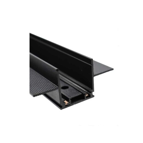 ACK AD45-90002 2m Siyah Sıva Altı Slim Magnet Rayı - 1