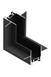 ACK AD45-95000 Slim Magnet Ray 90° Dikey Bağlantı Aparatı Sıva Üstü - ACK