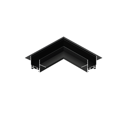 ACK AD45-95100 Slim Magnet Ray 90° Yatay Bağlantı Aparatı Sıva Altı - 1