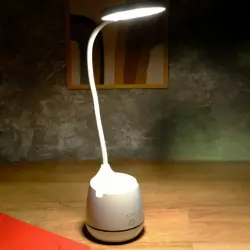 ACK AF11-10014 Led Masa Lambası Şarjlı Dimli Dokunmatik Beyaz Kasa - ACK (1)