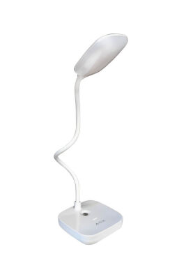 ACK AF11-10017 Led Masa Lambası Şarjlı Dimli Dokunmatik Beyaz Kasa - 1