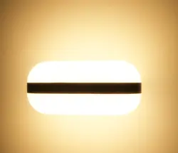 ACK AG40-01602 10W Led Duvar Apliği Siyah Gövde 3000K Günışığı - ACK (1)