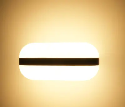 ACK AG40-01602 10W Led Duvar Apliği Siyah Gövde 3000K Günışığı - 2