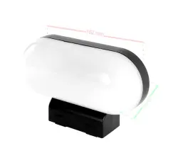 ACK AG40-01602 10W Led Duvar Apliği Siyah Gövde 3000K Günışığı - 5