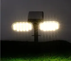 ACK AG60-02801 10W/h Solar Led Çim Armatürü Kazıklı 3000K Günışığı İkili - ACK (1)