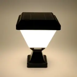 ACK AG60-06801 10W/h Solar Led Bahçe Armatürü Kare 3000K Günışığı - 2