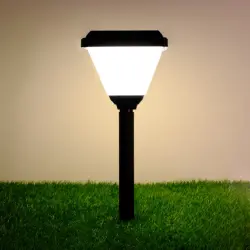 ACK AG60-06801 10W/h Solar Led Bahçe Armatürü Kare 3000K Günışığı - 3