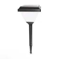 ACK AG60-06801 10W/h Solar Led Bahçe Armatürü Kare 3000K Günışığı - 6
