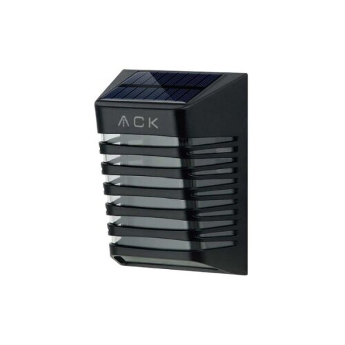 ACK AG60-09851 3000K Siyah Solar LED Çit / Duvar Apliği - 1