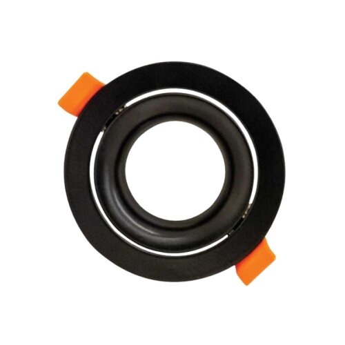 ACK AH03-04071 80 mm Terra Alüminyum Siyah Spot Kasası - 1