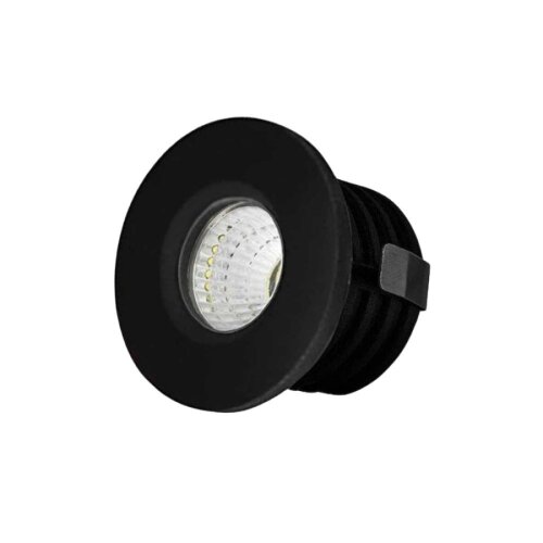 ACK AH06-00101 3W 3000K Günışığı Siyah Kasa Sıva Altı Led Spot Armatür - 1