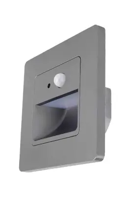 ACK AH07-00403 1W Sensörlü Merdiven Armatürü 3000K Günışığı Füme Kasa - 1
