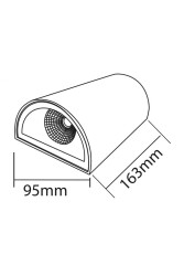 ACK AH07-07601 2x3W 3000K Günışığı Çift Taraflı Dekoratif Led Duvar Apliği - 5