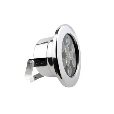 ACK AH08-00803 9W IP68 3000K Günışığı Krom Led Havuz Armatürü - 1