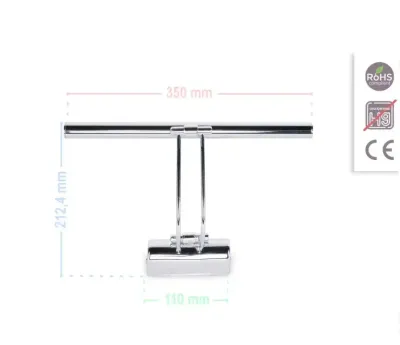 ACK AH10-00105 6W Krom Led Tablo Apliği 3000K Günışığı - 3