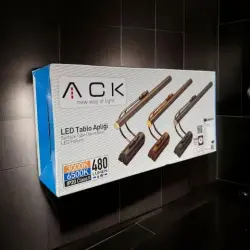 ACK AH10-00131 6W Siyah Kasa Led Tablo Apliği 6500K Beyaz Işık - 3