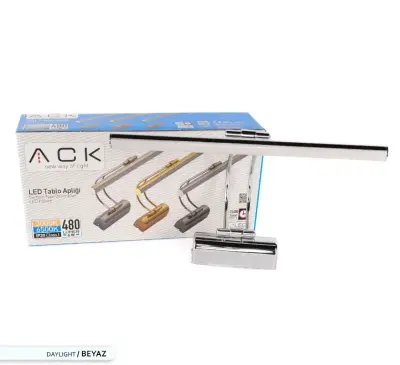 ACK AH10-00135 6W Krom Led Tablo Apliği 6500K Beyaz - 3