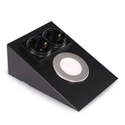 ACK AH11-00201 2,5W Günışığı Prizli LED Tezgah Altı Siyah Armatür - 1