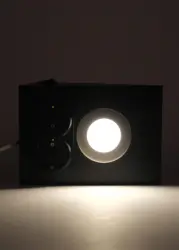 ACK AH11-00201 2,5W Günışığı Prizli LED Tezgah Altı Siyah Armatür - 3