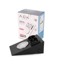 ACK AH11-00201 2,5W Ledli Prizli Tezgah Altı Armatür 6500K Beyaz Işık Siyah Kasa - ACK (1)