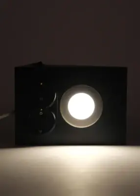 ACK AH11-00201 2,5W Ledli Prizli Tezgah Altı Armatür 6500K Beyaz Işık Siyah Kasa - 3