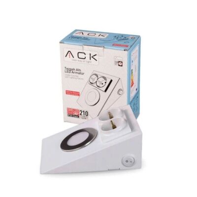 ACK AH11-00204 2,5W Ledli Prizli Tezgah Altı Armatür Beyaz Kasa 6500K Beyaz - 3