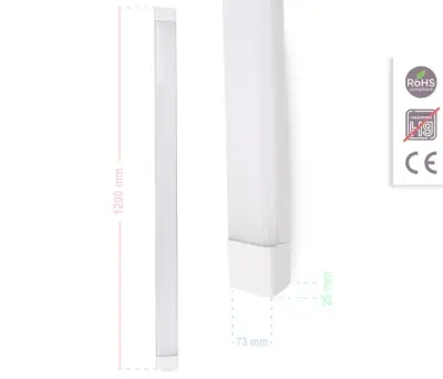 ACK AN29-01233 54W 120,5cm Satürn Led Bant Armatür 6500K Beyaz Işık - 4