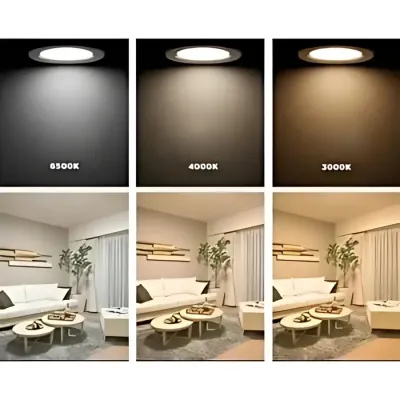 ACK AP01-00301 3W Sıva Altı Yuvarlak Led Spot Panel Armatür 3000K Günışığı Siyah Kasa - 3