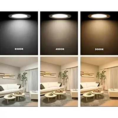 ACK AP01-00901 9W Yuvarlak Led Spot Panel Armatür 3000K Günışığı - 3
