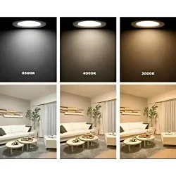 ACK AP01-02010 20W Günışığı Yuvarlak Led Spot Panel Beyaz Armatür - 3