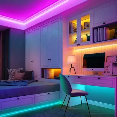 ACK AS01-00309 10W/mt 12V 3 Çipli 60 Ledli Şerit Led RGB - 4
