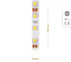 ACK AS01-00800 12W/mt 12V 60 Ledli Şerit Led 3000K Günışığı - 5