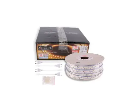 ACK AS01-01503 10W/mt 220V 120 Ledli Şerit Led 6500K Beyaz Işık IP65 - 3