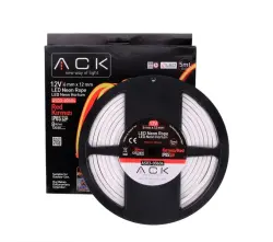 ACK AS03-00604 10W/mt 12V Neon Hortum Led Kırmızı Işık IP65 - ACK (1)