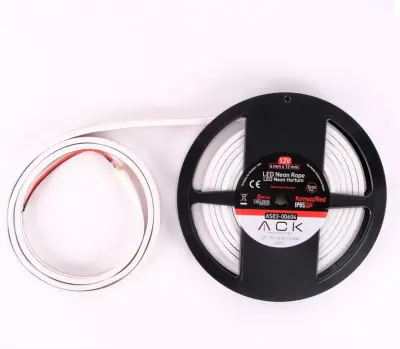 ACK AS03-00604 10W/mt 12V Neon Hortum Led Kırmızı Işık IP65 - 4