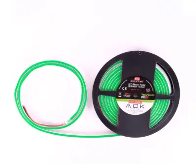 ACK AS03-00605 10W/mt 12V Neon Hortum Led Yeşil Işık IP65 - 4