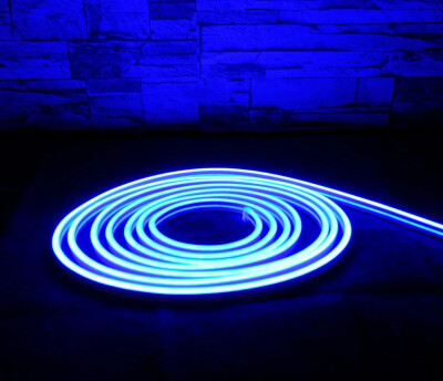 ACK AS03-00606 10W/mt 12V Neon Hortum Led Mavi Işık IP65 - ACK