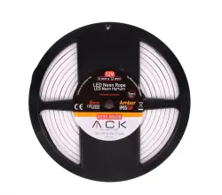 ACK AS03-00608 10W/mt 12V Neon Hortum Led Amber Işık IP65 - 3