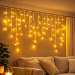 ACK AS90-00208F Ledli Yılbaşı Ağacı Süsleme Amber - ACK (1)