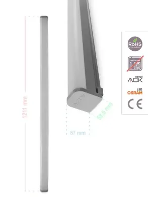 ACK AT03-31230 36W 6500K IP65 120CM Led Etanj Armatür Acil Durum Kitli - 5