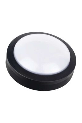 ACK AT10-51831 18W Siyah Led Tavan ve Duvar Armatürü 6500K Beyaz Işık IP65 - 1