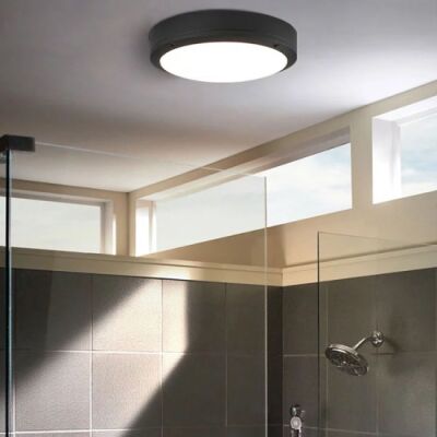 ACK AT10-51831 18W Siyah Led Tavan ve Duvar Armatürü 6500K Beyaz Işık IP65 - 4