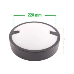 ACK AT10-71831 18W Sıva Üstü Led Tavan ve Duvar Armatürü 6500K Beyaz Işık - ACK (1)