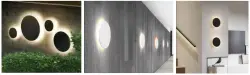 ACK AT15-01891 18W Led Duvar Armatürü Siyah Kasa 6500-4000-3000K - 3