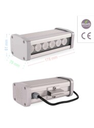 ACK AT20-00653 6W Led Wallwasher 18cm Yeşil Işık IP67 - 4