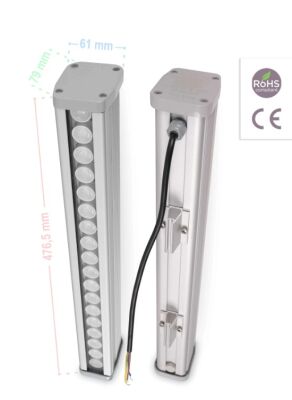 ACK AT20-01883 18W Led Wallwasher 48cm Amber Işık IP67 - 3