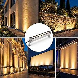 ACK AT20-01883 18W Led Wallwasher 48cm Amber Işık IP67 - ACK (1)